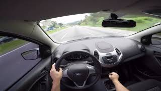 Ford Ka 2017 1.0 Manual Avaliação Em Estrada Test Drive Onboard Pov Gopro