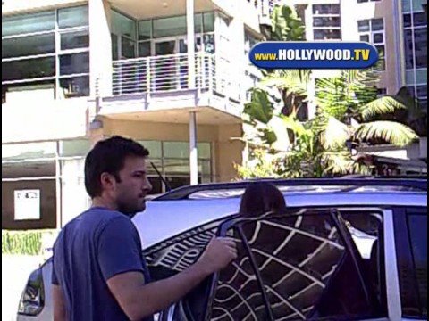 Ben Affleck and Jennifer Garner with Daughter