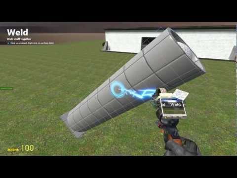 Garrys mod как сделать огнемет