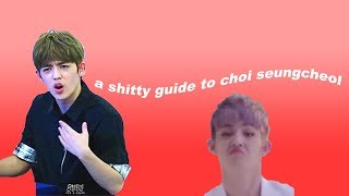 a shitty guide to choi seungcheol