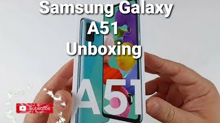 Samsung Galaxy A51 unboxing and quick setup