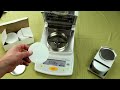 Moisture balance - determine moisture content by gravimetric drying method