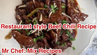 Restaurant Style Beef Chili Recipe