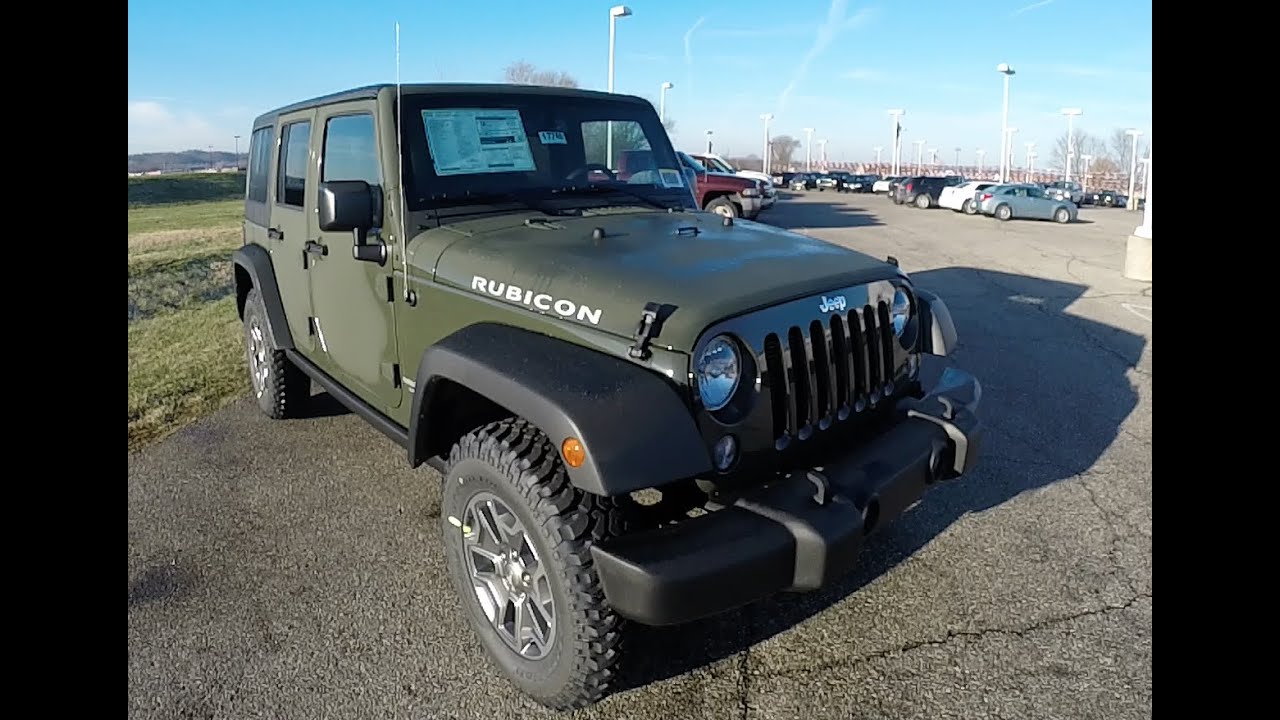 2015 Jeep Wrangler Unlimited Rubicon Hard Rock Tank