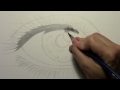 How to Draw a Realistic Eye (Time Lapse)