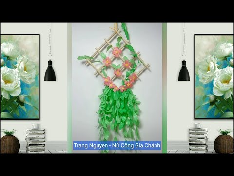 DIY Cách Làm Đồ Trang Trí Phòng Đẹp Bằng Ống Hút Cực Đơn Giản