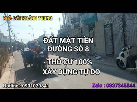 Bán đất MẶT TIỀN quận Bình Tân TP-HCM, thổ cư 100% xây dựng tự do