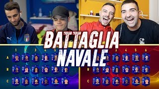 BATTAGLIA NAVALE con la CHAMPIONS LEAGUE! INDOVINA IL CALCIATORE CHALLENGE w/FIUS GAMER, ENRY & TATI