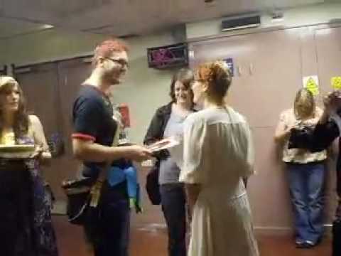 Ben'FREAKING OUT' Florence Welch backstage on 09052010