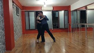 Kapalı Tutusta Dans Bitiris Pozu - Tango - Milonguero Stil...