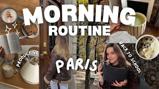 Morning Routine Dautomne À Paris 7H Du Matin Productive, Cosy Fall Vibes & Back To School
