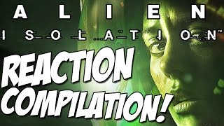 Alien: Isolation Horror Reaction Compilation! - fxgamerofficial