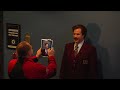 Ron Burgundy arrives at MTS Centre