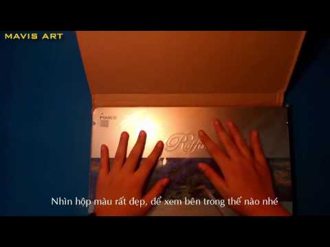 Mavis Art - Giới thiệu bộ màu chì khô Marco Raffine 72 màu