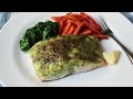 Broiled Herb-Crust Salmon Recipe - Easy Broiled Fish Technique