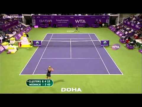 ハイライト from 決勝戦（ファイナル）　 of ＷＴＡツアー選手権 2010 Clijsters Wozniacki