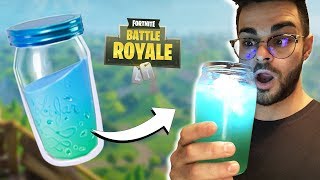 COMMENT FAIRE LA POTION FORTNITE ! (DIY Facile et Comestible)