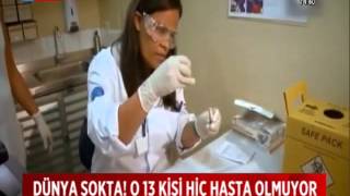 Dünya Şokta O 13 Ki̇şi̇ Hi̇ç Hasta Olmuyor