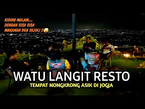WATU LANGIT JOGJA || RIDING MALAM @MasDwiHeru #motovlog #watulangit #kulinerjogja #wisatajogja