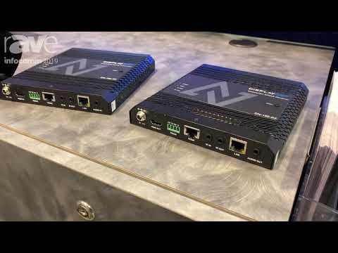 InfoComm 2019: DVIGear Shows the DisplayNet DN-150-TX/RX Transmitter and Receiver for AV-Over-IP
