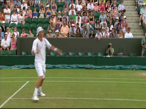 Lleyton ヒューイット - Warm Up Volleys