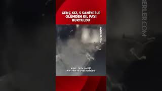 Ispartada Bir Genç Kız, 5 Saniye El Ölümden Kıl Payı Kurtuldu