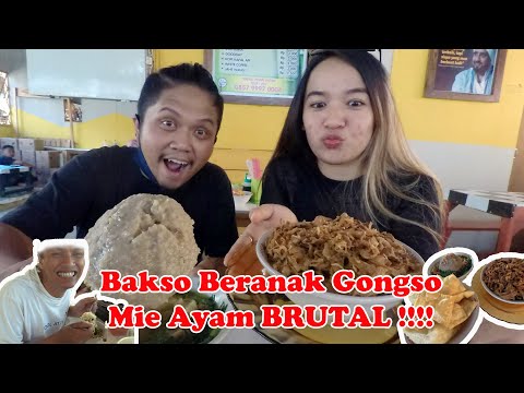 BAKSO BERANAK + MIE AYAM BRUTAL !!!!! NGEERIII bikin merinding !! | Kuliner extreme Salatiga