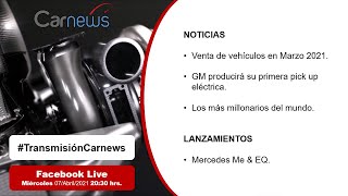 Carnews: Transmisión de Noticias y Lanzamientos 07-Abr-2021