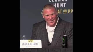 Brock Lesnar Laughs At Ariel Helwanis Silly Question