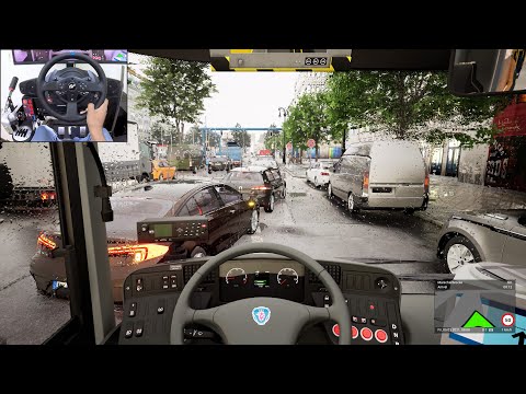 The Bus - Early access gameplay - Dynamic weather | Thrustmaster T300RS