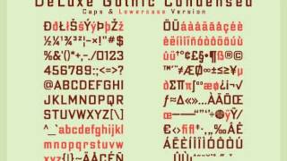 Deluxe Gothic Font Download