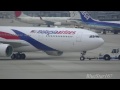 [New livery] Malaysia Airlines Airbus A330-300 (9M-MTB) takeoff from KIX/RJBB RWY 24L