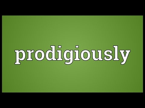 Header of prodigiously