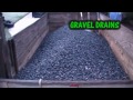 Perforated Pipe, Holes Point Down! Yard Drain, Gravel Drain, French Drain