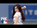 Tiffany Hwang Throws Worst First Pitch Ever