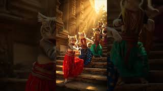 Tango Cats In Saree & Dhoti Temple Dance Short
