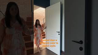 Different Color On Both Sides Of Door