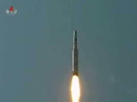north korea at night satellite. North Korea Satellite Rocket Missile Launch
