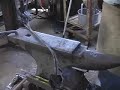Blacksmithing Forge-welding a branch