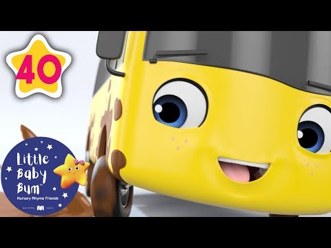 GO Buster Compilation | Stuck in The Mud | +More Nursery Rhymes and Kids Songs | Little Baby Bum