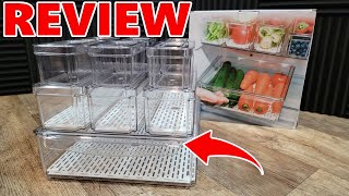 Unboxing And Review Of Pomeat 10 Pack Fridge Organizer Bins