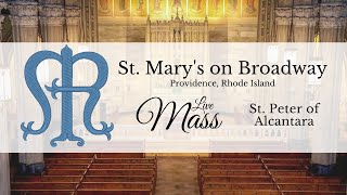 Low Mass of October 19, 2020: St. Peter of Alcantara