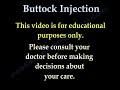 injection bum