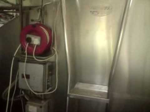 Milk tank outlet stainless welding