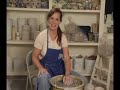 Danielle ~ The Clay Lady - Throwing a Ring Holder, Candle Holder or a Juicer on the Pottery Wheel