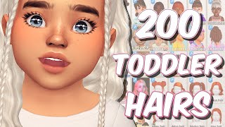 Toddler Hair Collection Sims 4 Maxis Match Cc Links