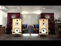 KRS (JBL) 4343 Alnico White Cone Special playing pure 2.8 MHz DSD sound track at KENRICK #4