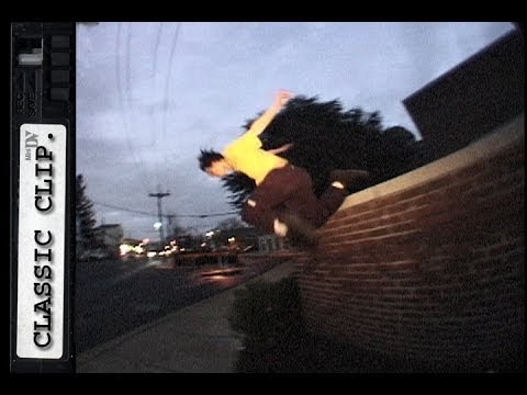 Skateboarder Falls off Wall Classic Skateboard Slams #84