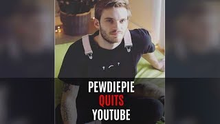 Shocking News- Felix Kjellberg Aka Pewdiepie Quits Youtube For Real Spotboye