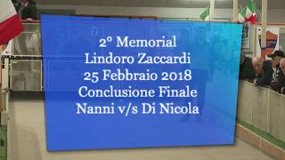 Memorial LINDORO ZACCARDI - Circuito Elite - raffa - Conclusione Memorial LINDORO ZACCARDI - Circuito Elite - raffa - Conclusione